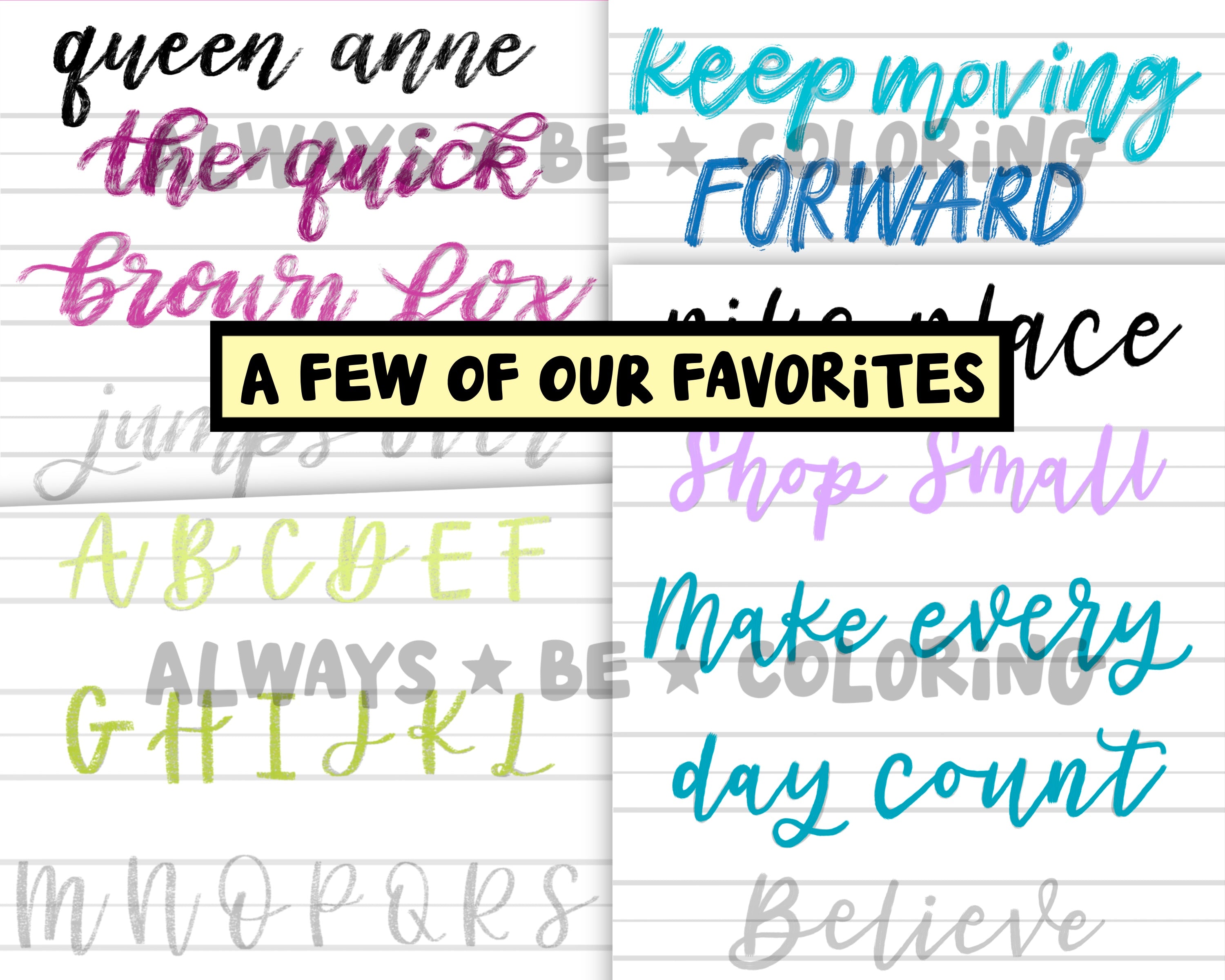 Find Me Lettering Find Your Style Lettering Practice Workbook