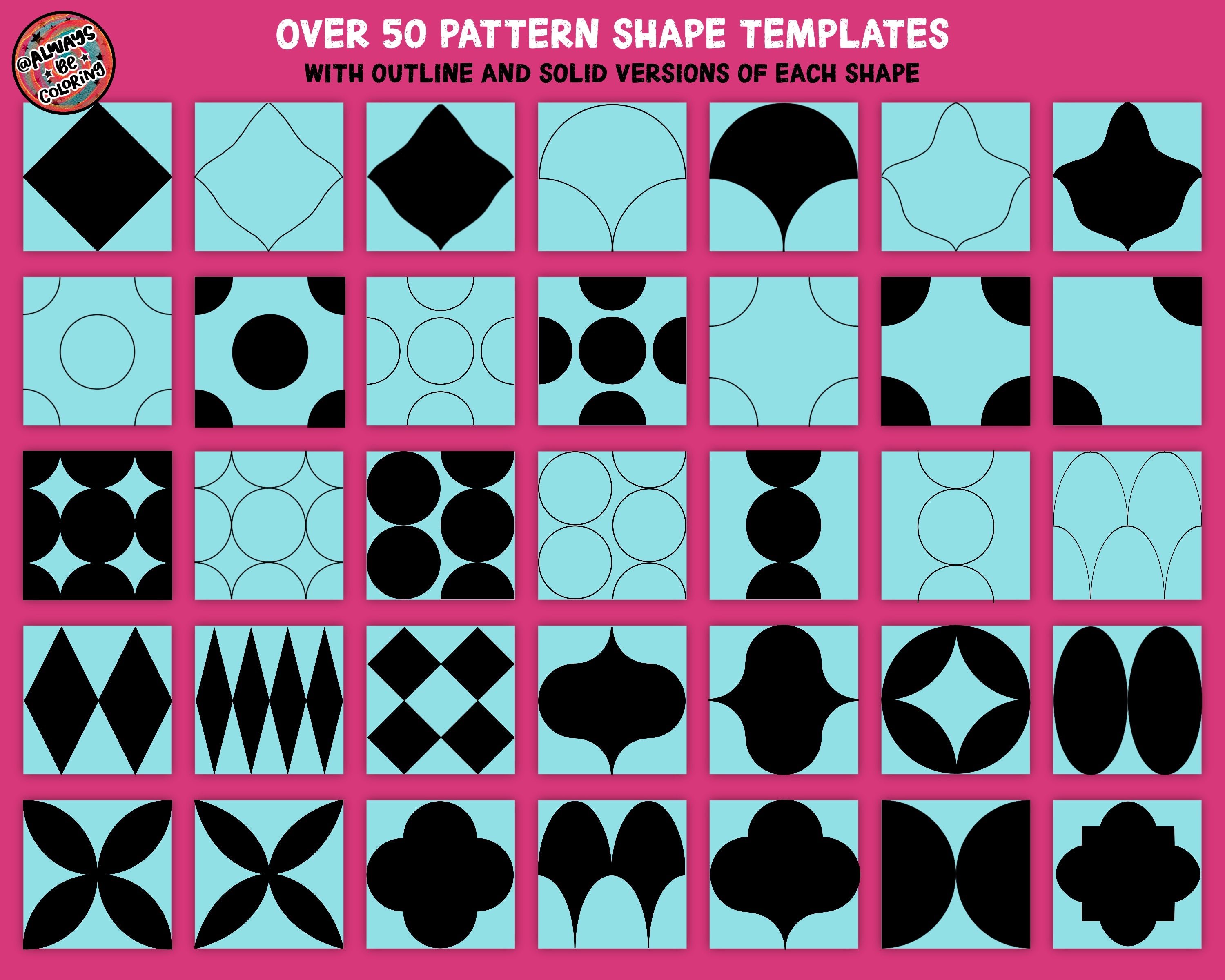 Procreate Seamless Pattern Creator Kit