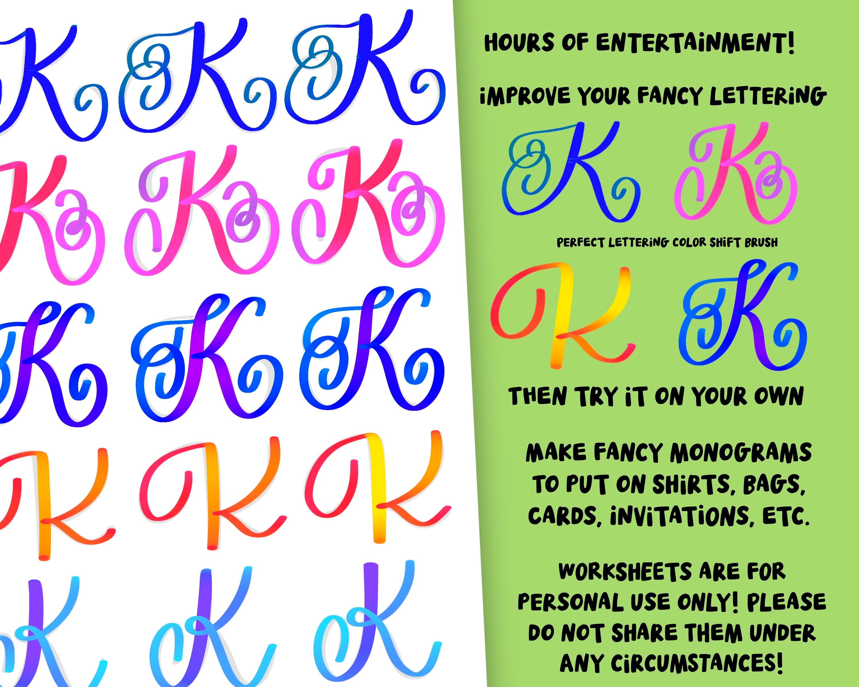 Fancy Monogram Pra Products