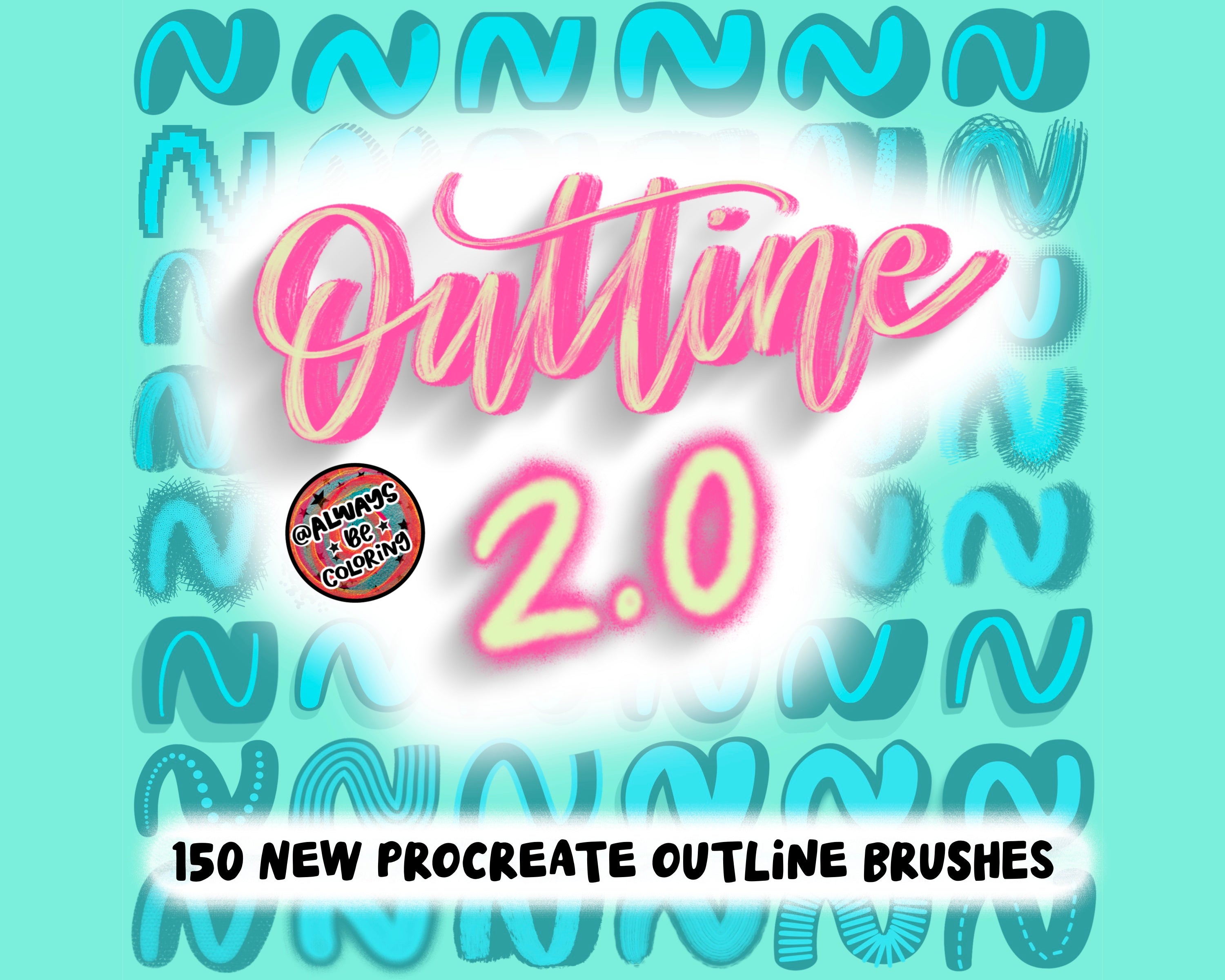 Procreate Outline 2.0 Brush Set