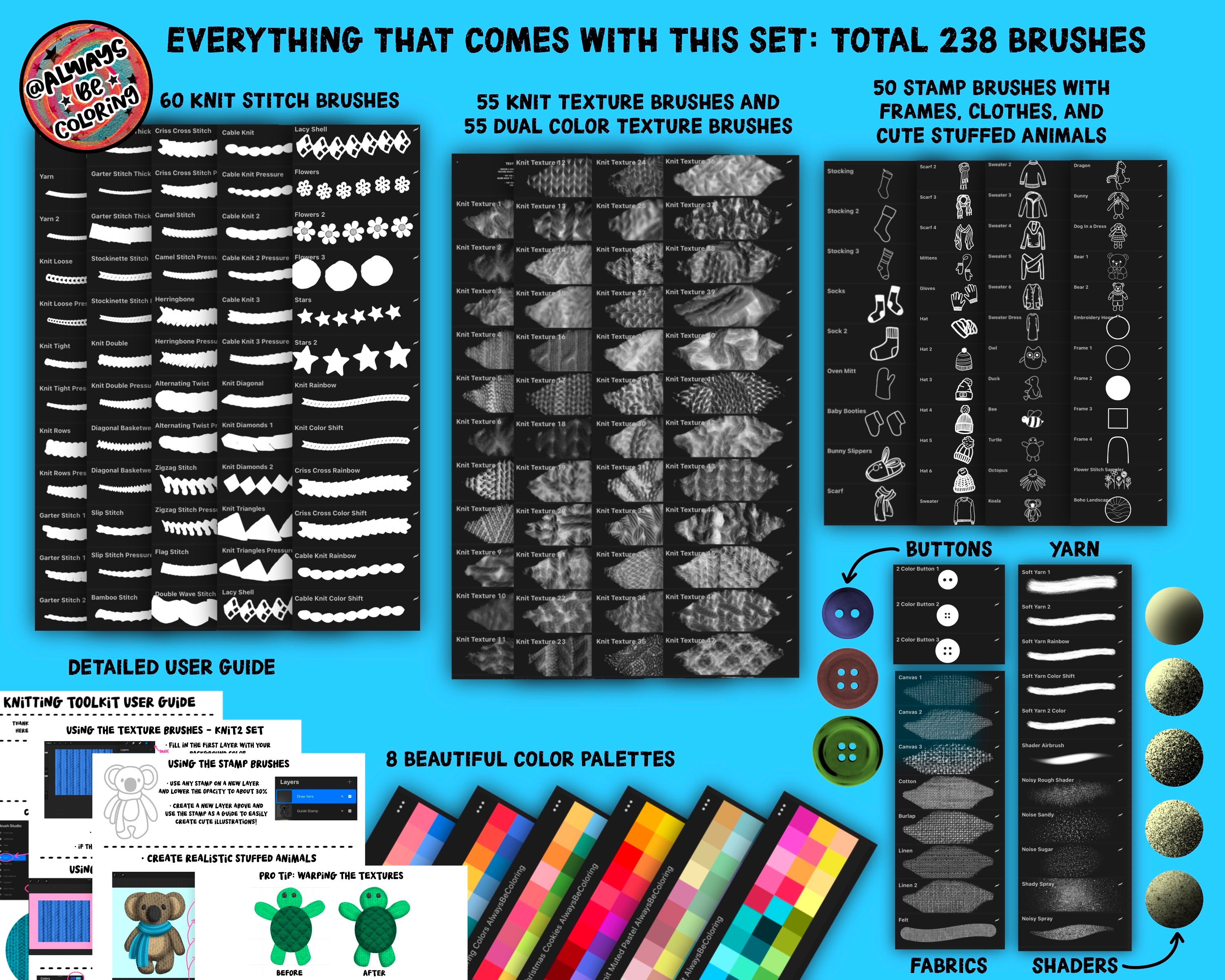 Procreate Knitting Toolkit