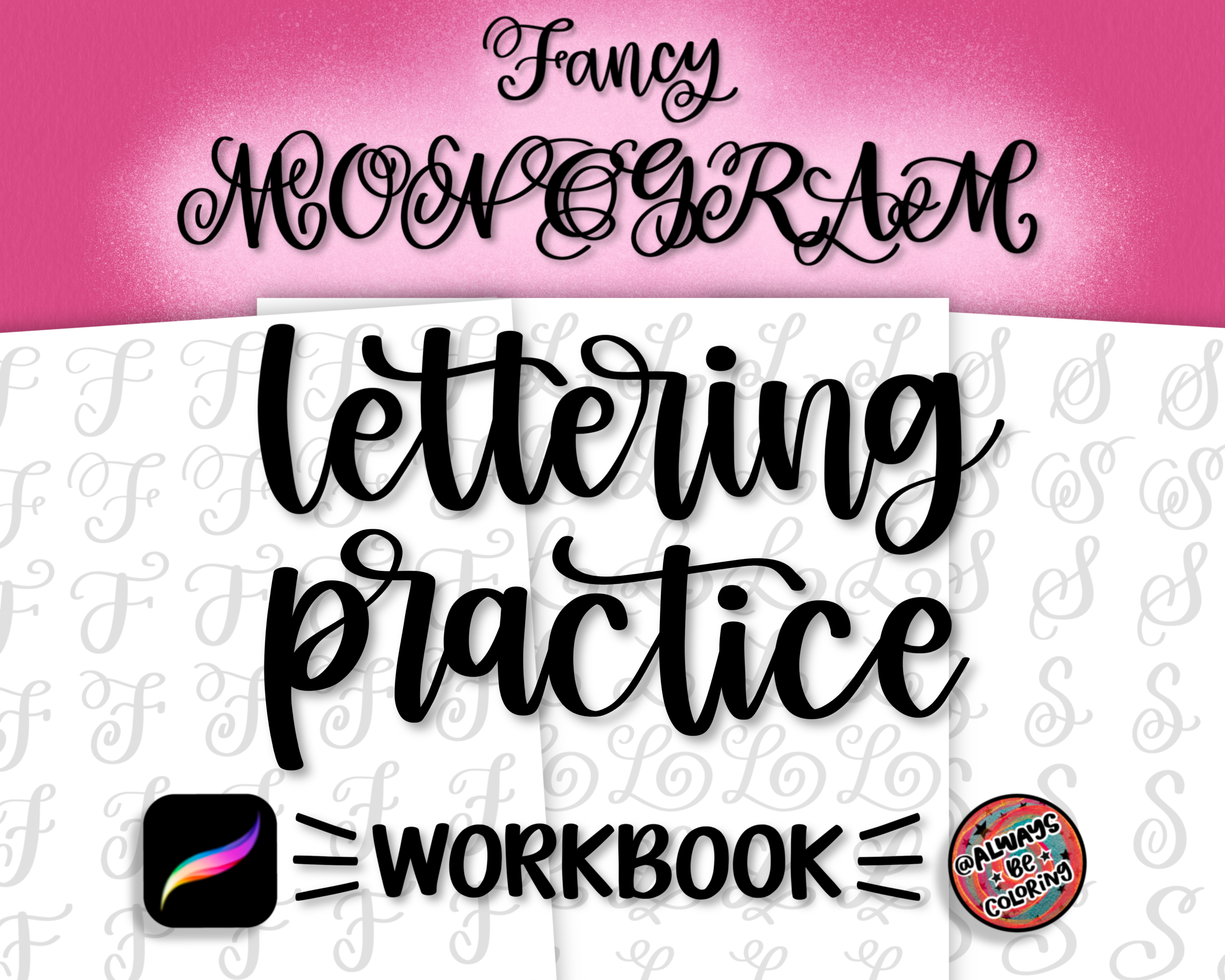 Swearing In Lettering Swear-y Affirmations Lettering Practice Workbook