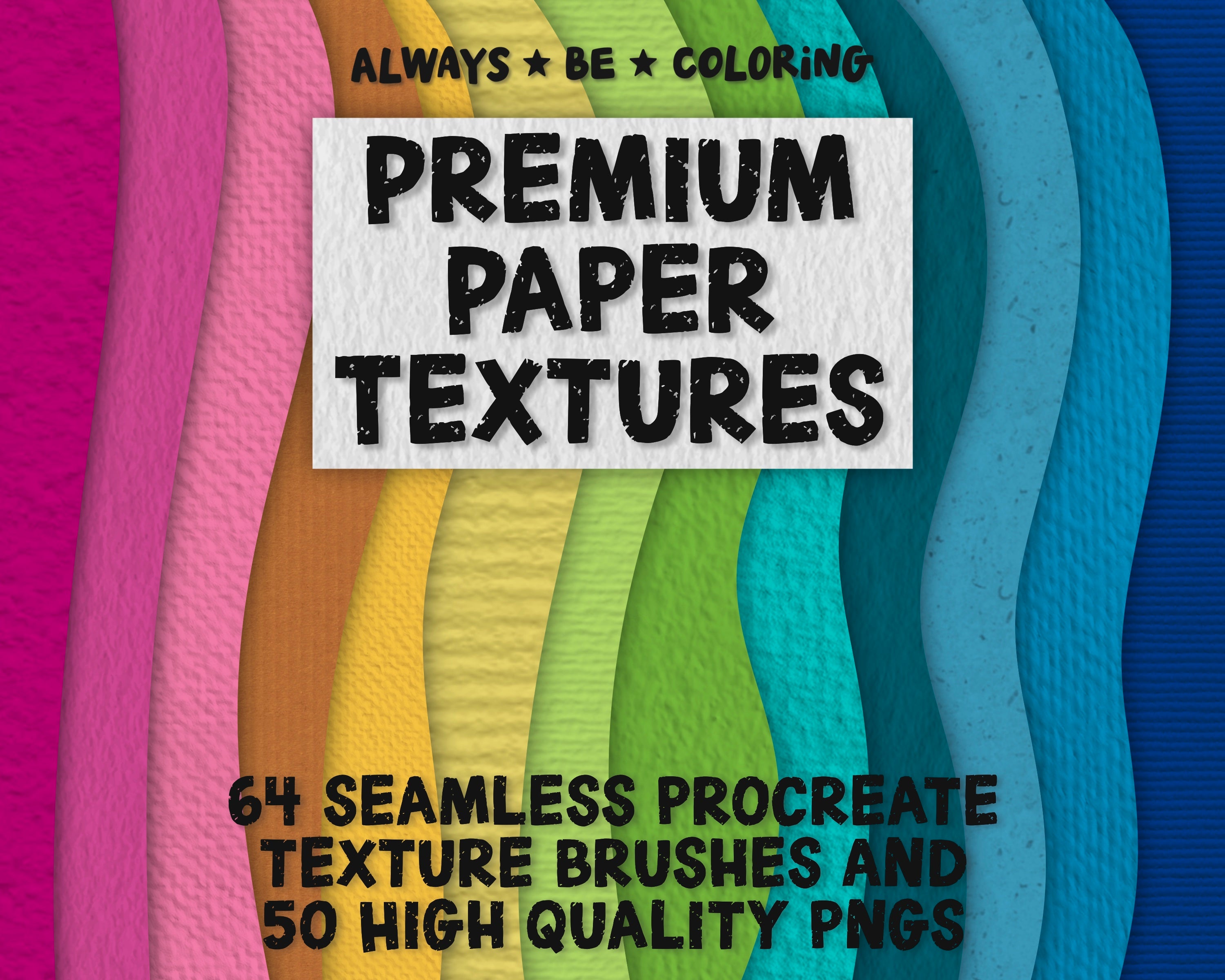 Procreate Premium Paper Texture Brush Set