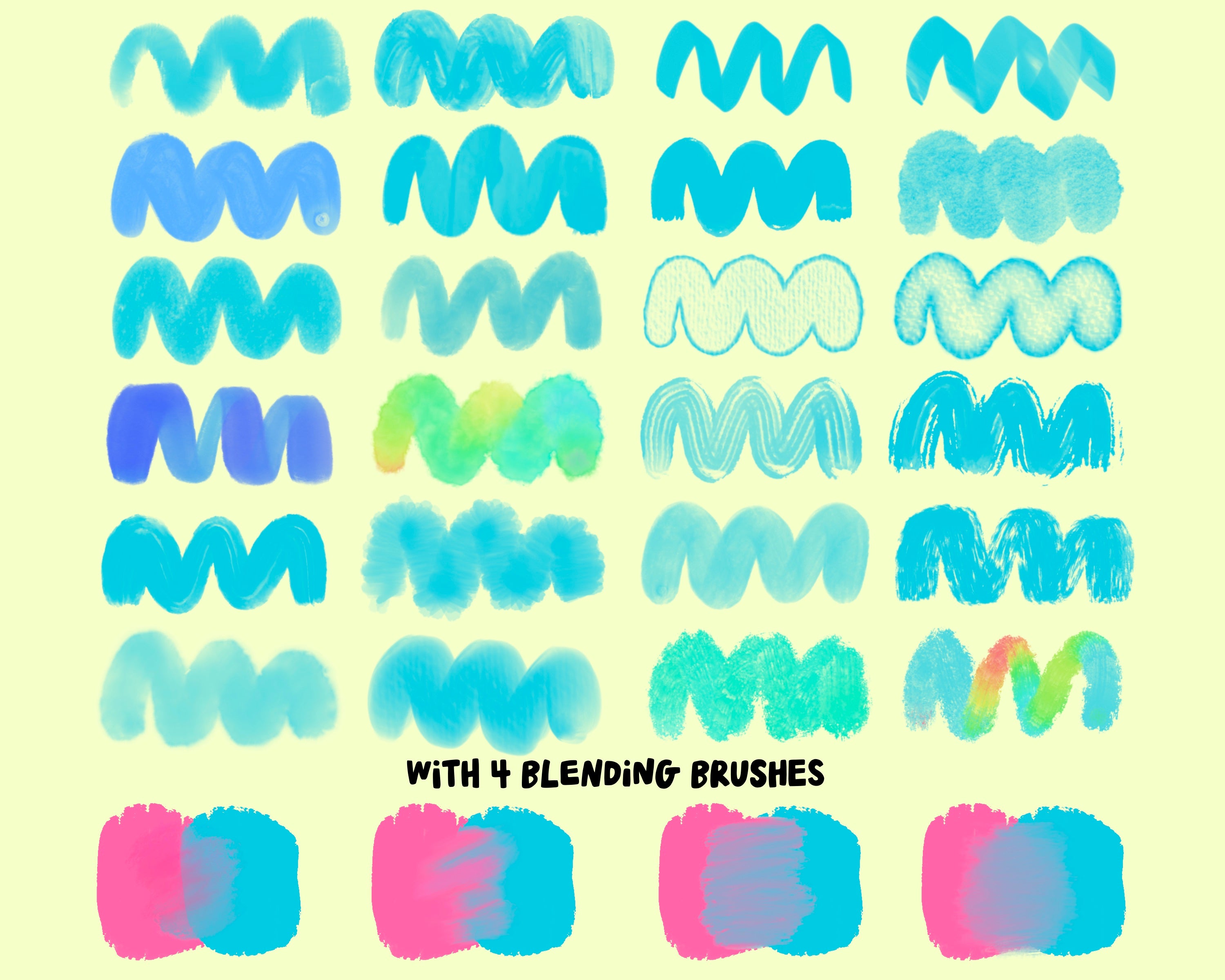Rad Paint Procreate Rad Paints Blendy Oils Brush Set