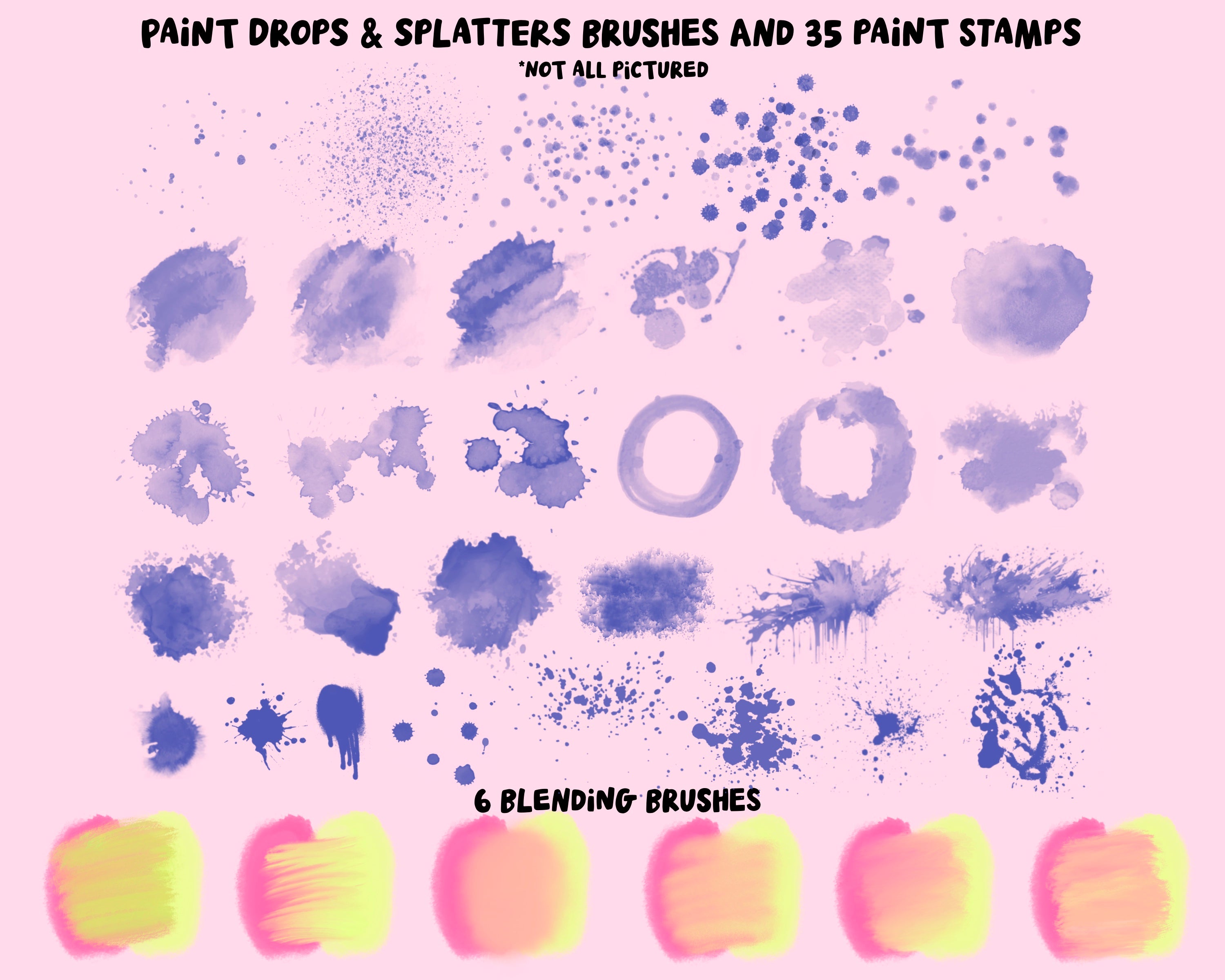 Rad Paint Procreate Rad Paints Watercolor Brush Set