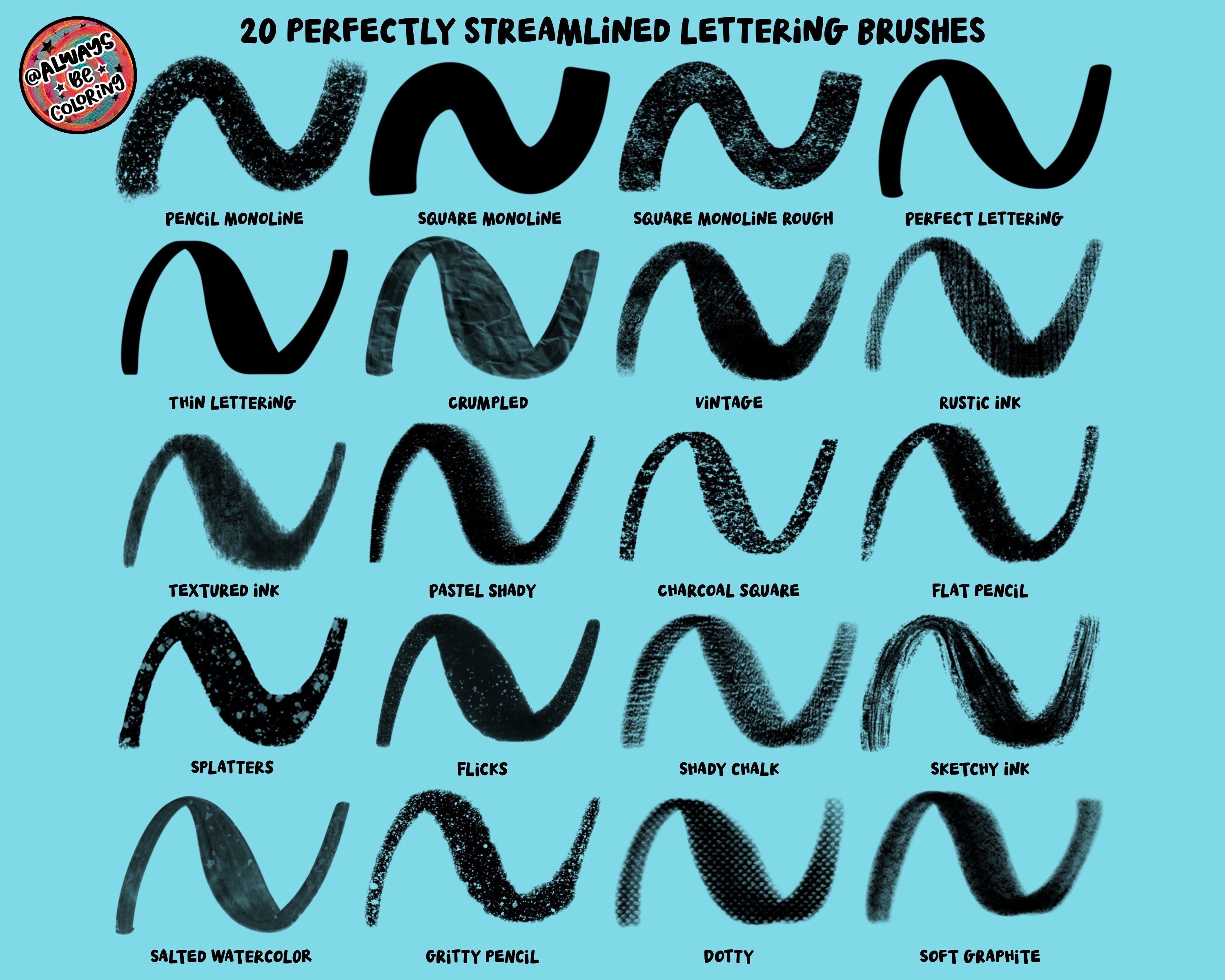 Swearing In Lettering Swear-y Affirmations Lettering Practice Workbook
